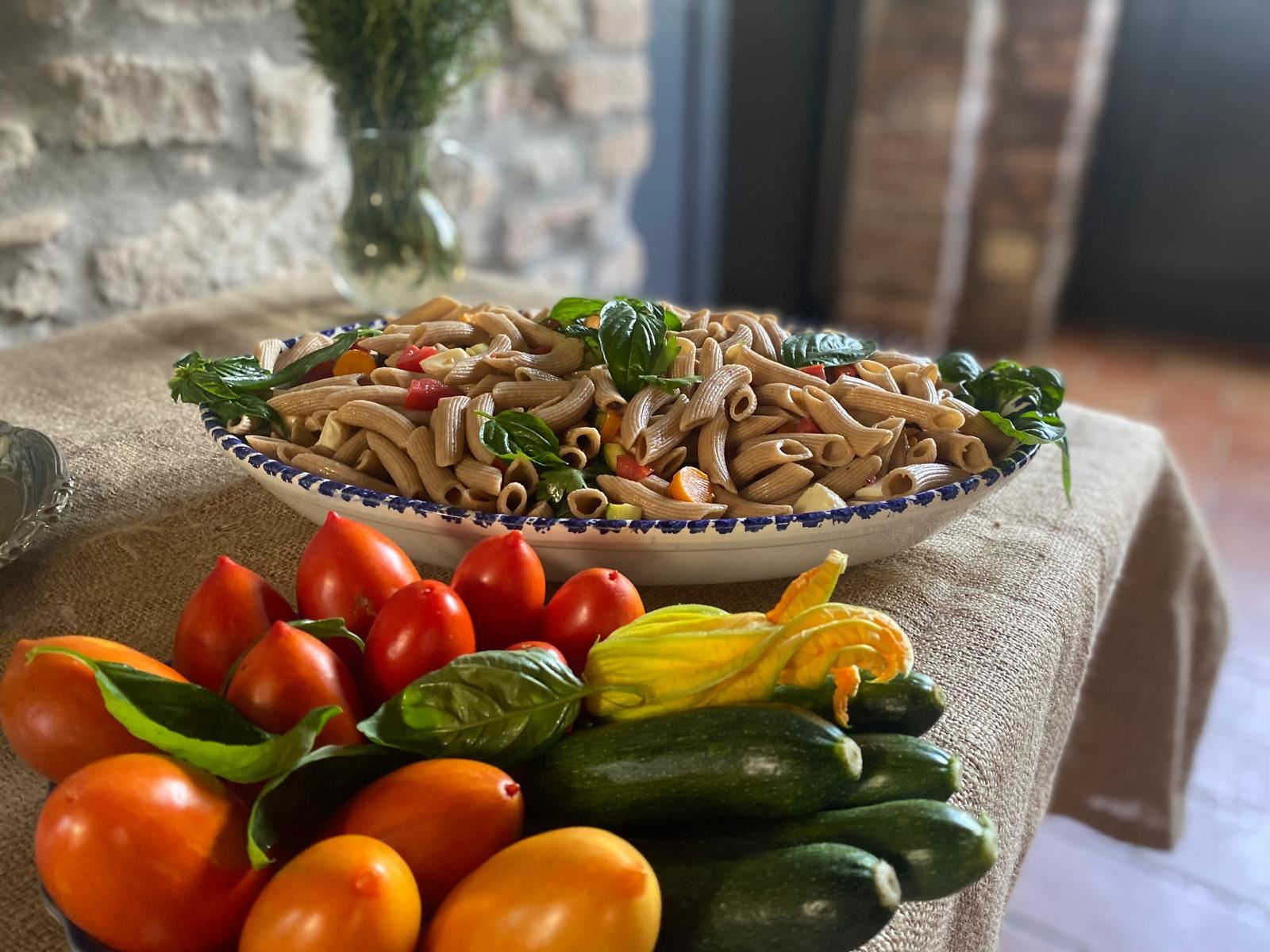 Pasta con verdure dell’orto